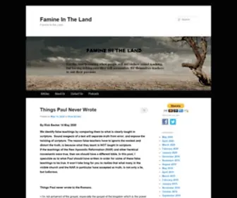 Fitl.co.za(Famine In the Land) Screenshot