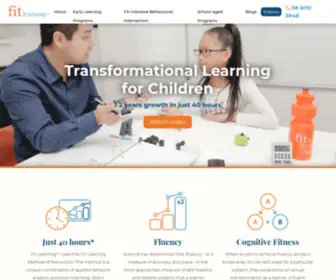 Fitlearning.com.au(Fit Learning Australia) Screenshot