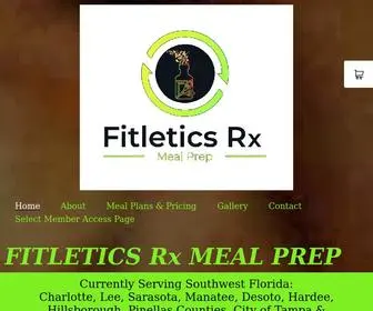 Fitleticsrxmealprep.com(Home) Screenshot