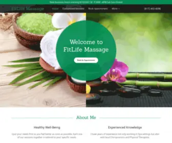 Fitlifemassage.com(Fitlifemassage) Screenshot