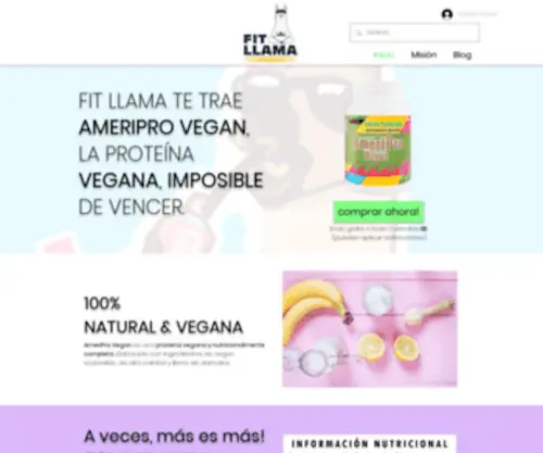 Fitllama.com(Proteína) Screenshot