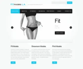 Fitmodelsla.com(Fit Models LA I Top Los Angeles Fitting Agency for Size 2 Size 4 model to Plus size models) Screenshot