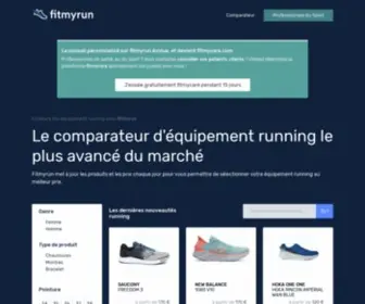Fitmyrun.fr(Conseils en chaussures) Screenshot
