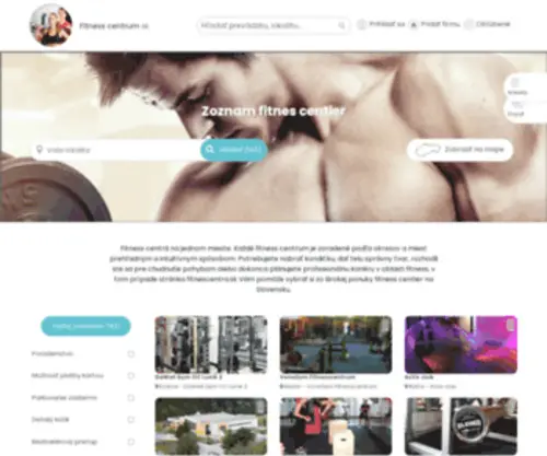 Fitnescentra.sk(Fitness centrum) Screenshot