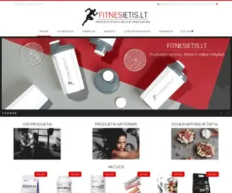 Fitnesietis.lt(Produktai sportui žemomis kainomis) Screenshot