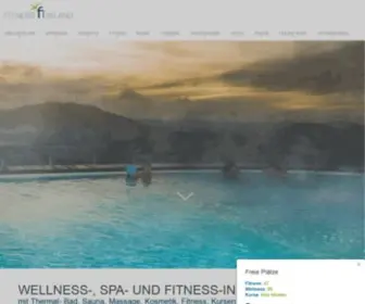 Fitness-Island.ch(Wellness, Spa, Thermal-Bad, Sauna, Massage, Fitness-Kurse) Screenshot