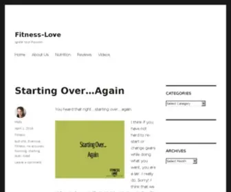 Fitness-Love.com(Ignite Your Passion) Screenshot