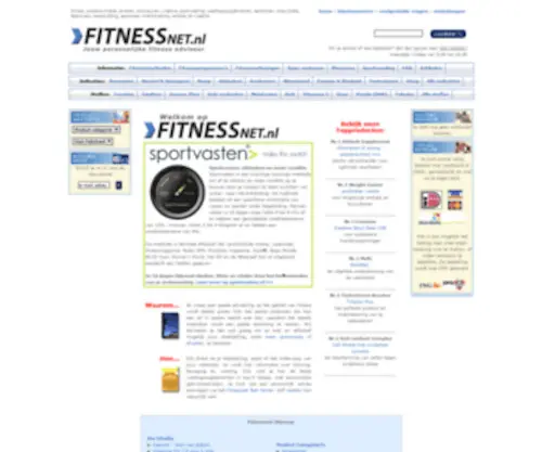 Fitness-Net.nl(Www) Screenshot