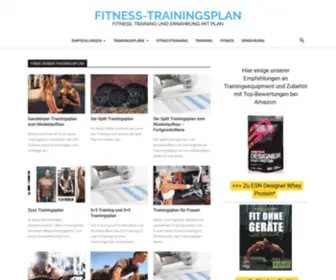 Fitness-Trainingsplan.de(Fitness Trainingsplan) Screenshot