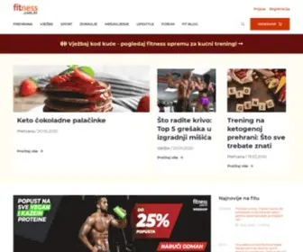 Fitness.com.hr(Najveći fitness portal) Screenshot