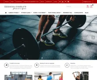 Fitness.com.ro(Aparate Fitness profesionale pentru echiparea salilor de sport) Screenshot