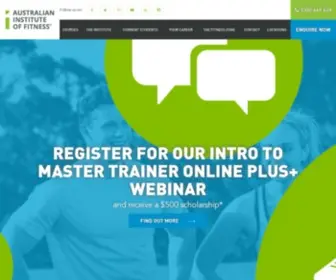 Fitness.edu.au(Personal Training & Fitness Courses) Screenshot