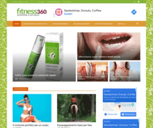 Fitness360.it(Fitness e Benessere a 360 gradi) Screenshot