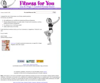 Fitness4Youonline.com(Lisa M) Screenshot