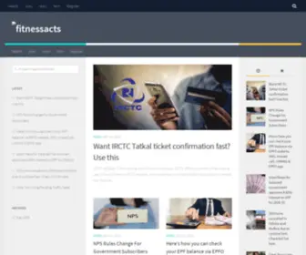 Fitnessacts.com(fitnessacts) Screenshot