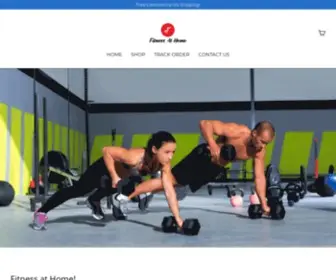 Fitnessathomeonline.com(Get two gym quality adjustable dumbbells) Screenshot