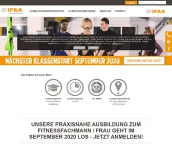 Fitnessausbildung.de(Im Rahmen Deiner betrieblichen Ausbildung zum/zur Fitnessfachmann/) Screenshot