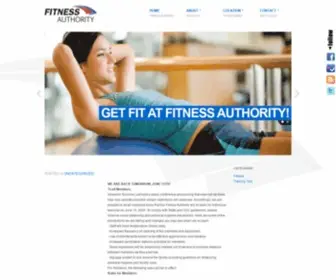 Fitnessauthority247.com(Fitness Authority) Screenshot