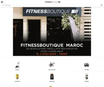 Fitnessboutique.ma(Fitness Boutique Maroc : tapis de course) Screenshot