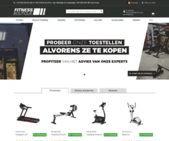 Fitnessboutique.nl(Leider bodybuilding en fitness) Screenshot