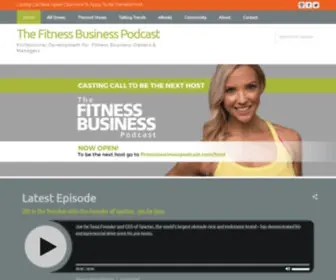 Fitnessbusinesspodcast.com(The Fitness Business Podcast) Screenshot