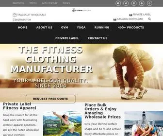 Fitnessclothingmanufacturer.com(Activewear Manufacturer) Screenshot