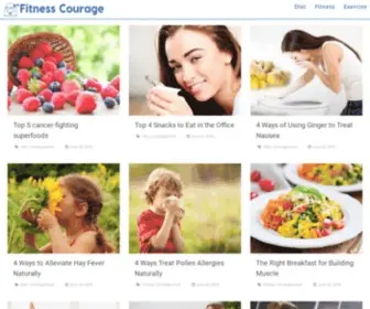 Fitnesscourage.com(Fitness Courage) Screenshot