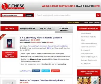 Fitnessdealnews.com(Bodybuilding Coupons) Screenshot
