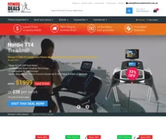 Fitnessdealsonline.com.au(Fitness Deals Online) Screenshot