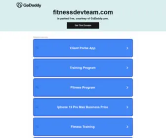 Fitnessdevteam.com(Fitness Dev Team) Screenshot