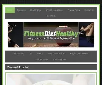 Fitnessdiethealthy.com(Your Domains) Screenshot