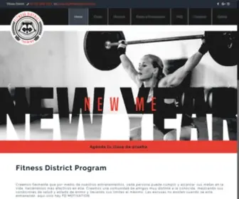 Fitnessdistrict.com.mx(Fitness District) Screenshot