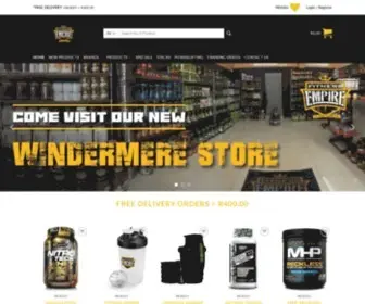 Fitnessempire.co.za(Fitness Empire South Africa) Screenshot