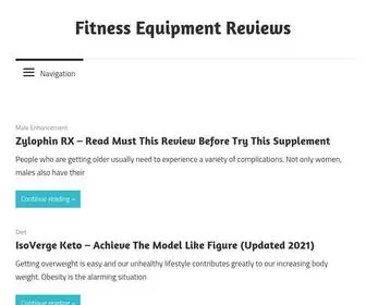 Fitnessequipmentreviews.net(Fitness Equipment Reviews) Screenshot