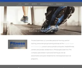 Fitnessessentialspt.com(Personnal Training in Pittsburgh) Screenshot