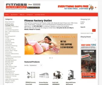 Fitnessfactoryoutlet.com Screenshot
