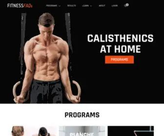 Fitnessfaqs.com(Calisthenics And Bodyweight Training) Screenshot