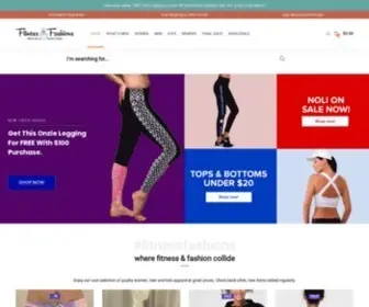 Fitnessfashions.com(Best Online Workout & Fitness Clothing Store) Screenshot