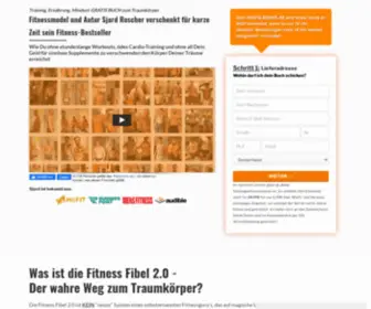 Fitnessfibel.de(Motivation. Trainingslehre und Ernährung) Screenshot