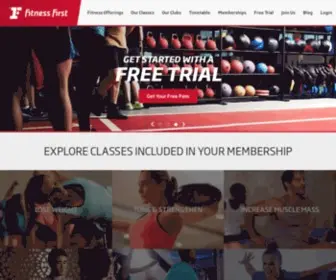 Fitnessfirst.com.au(Fitness First Australia) Screenshot
