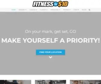 Fitnessfor10.com(Fitness for $10) Screenshot