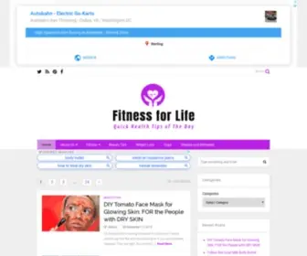 Fitnessforlife24.com(Fitness for Life) Screenshot