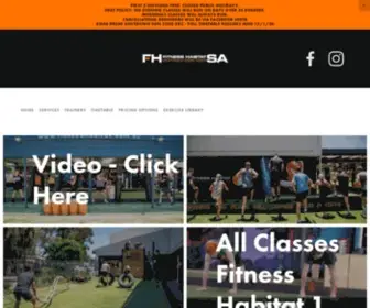 Fitnesshabitat.com.au(fitnesshabitat) Screenshot