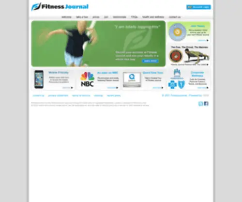 Fitnessjournal.org(Fitness Journal) Screenshot