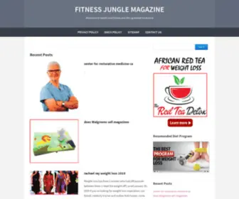 Fitnessjunglemag.com(Attention to health and fitness are life's greatest hindrance) Screenshot