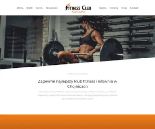 Fitnesskanama.pl(Fitness Club Chojnice) Screenshot