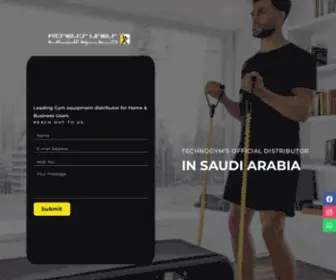 Fitnesslines-SA.com(Technogym's Official Distributor) Screenshot