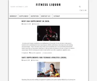 Fitnessliquor.com(Fitness Liquor) Screenshot