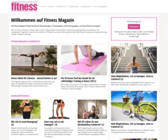 Fitnessmagazin.de(Auf Fitness Magazin findest du diverse Fitnessübungen) Screenshot