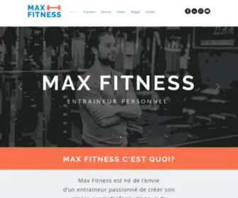 Fitnessmaxb.com(Max Fitness) Screenshot